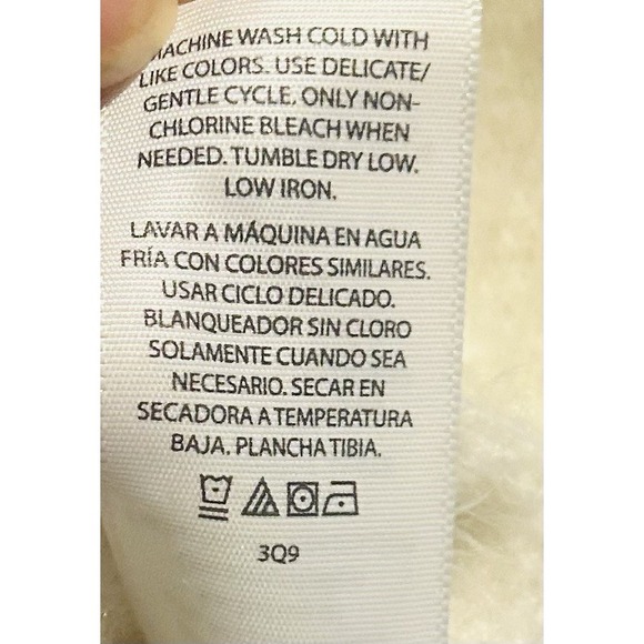 Fair Isle Sweater Size Medium Boho Country Oversized Cozy Knit Cream Multicolor - Picture 12 of 13